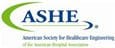 A logo of ashe american society for healthcare professionals.